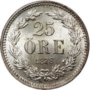 25 Öre - Oscar II reverse image