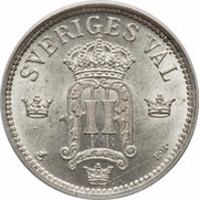 25 Öre - Oscar II obverse image