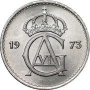 25 Öre - Gustaf VI Adolf obverse image