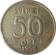 50 Öre - Gustaf VI Adolf reverse image