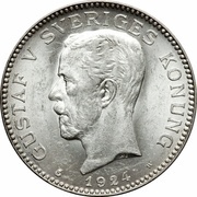 1 Krona - Gustaf V obverse image