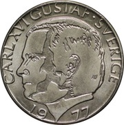 1 Krona - Carl XVI Gustaf obverse image