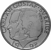 1 Krona - Carl XVI Gustaf obverse image