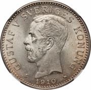 2 Kronor - Gustaf V obverse image