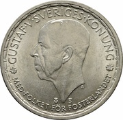 2 Kronor - Gustaf V obverse image
