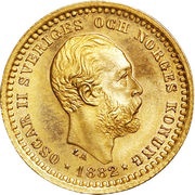 5 Kronor - Oscar II obverse image