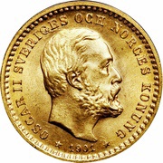 5 Kronor - Oscar II obverse image