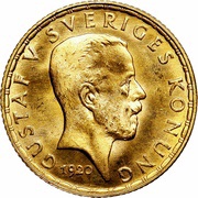 5 Kronor - Gustaf V obverse image