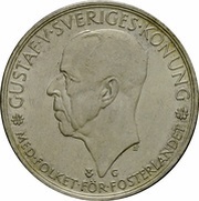 5 Kronor - Gustaf V Riksdag obverse image