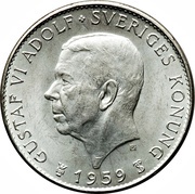 5 Kronor - Gustaf VI Adolf Constitution obverse image