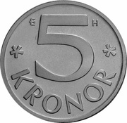 5 Kronor - Carl XVI Gustaf reverse image
