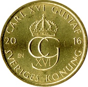 5 Kronor - Carl XVI Gustaf obverse image