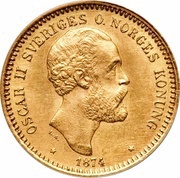 10 Kronor - Oscar II obverse image