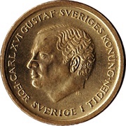 10 Kronor - Carl XVI Gustaf obverse image