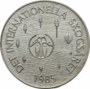 100 Kronor - Carl XVI Gustaf International Year of the Forest obverse image
