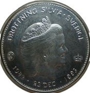 200 Kronor - Carl XVI Gustaf Queen Silvia obverse image