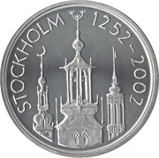200 Kronor - Carl XVI Gustaf Stockholm Anniversary obverse image