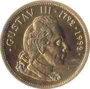 1000 Kronor - Carl XVI Gustaf Death of Gustav III obverse image