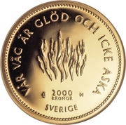 2000 Kronor - Carl XIV Gustaf Dag Hammarskjöld, Sweden, 2005 reverse image