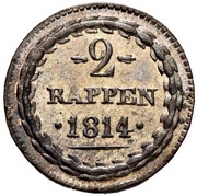 2 Rappen reverse image