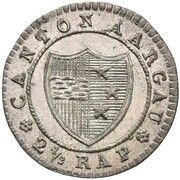2½ Rappen obverse image