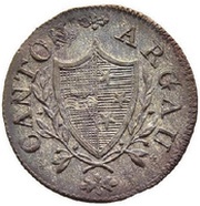 ½ Batzen obverse image