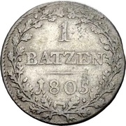 1 Batzen reverse image
