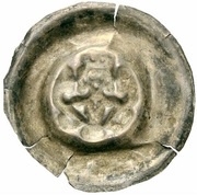 Denier Bracteate - Wencezlaus II medium, Bohemia, 1278-1300 reverse image