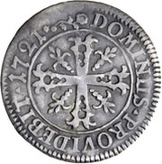½ Batzen reverse image