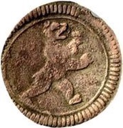 Pfennig Bear facing right obverse image