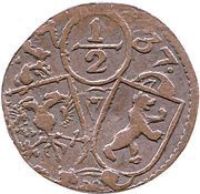 ½ Kreutzer obverse image