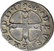 Bluzger, Switzerland, 1738 reverse image