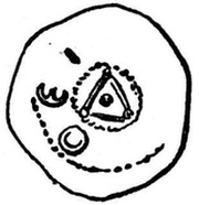 Denar - Adalbero II, Switzerland, 999-1025 reverse image
