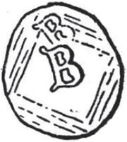 Denier, Switzerland, 1107-1191 reverse image
