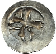 Denier - Anonymous, Switzerland, 1180-1199 reverse image