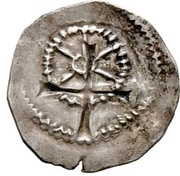 Denier - Anonymous, Switzerland, 1185-1200 reverse image