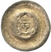 Denier Bracteate - Wencezlaus II medium, Bohemia, 1278-1300 reverse image