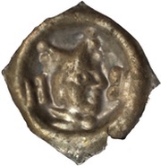 Pfennig - Johann II Senn von Munsingen, Switzerland, 1335-1365 reverse image