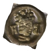Pfennig - Johann II Senn von Münsingen, Switzerland, 1335-1365 reverse image
