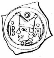 Pfennig - Johann II Senn von Münsingen obverse image