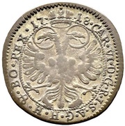 Groschen - Johann Konrad II von Reinach-Hirzbach, Switzerland, 1718 reverse image