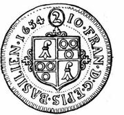 2 Batzen - Johann Franz von Schönau-Zell obverse image