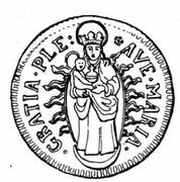 2 Batzen - Johann Franz von Schönau-Zell, Switzerland, 1654 reverse image