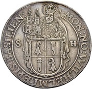 Thaler - Wilhelm Rink von Baldenstein obverse image