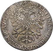 Thaler - Wilhelm Rink von Baldenstein, Switzerland, 1624-1625 reverse image