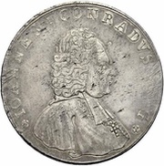 Thaler - Johann Konrad II von Reinach-Hirzbach obverse image