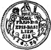 Ducat - Johann Franz von Schönau-Zell obverse image