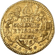 Ducat - Johann Konrad I von Roggenbach obverse image