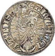 Groschen, Switzerland, 1499 reverse image