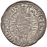 Plappart Gothic lettering; with rays, Switzerland, 1515-1530 reverse image